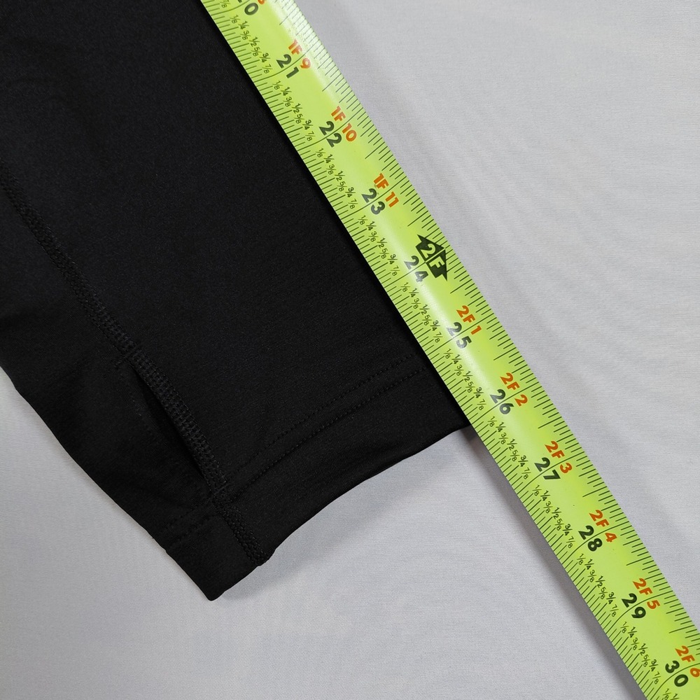 Nike Pro Hyperwarm Mens XXL Black 1/4 Zip Fitted Training Top Mock Neck Pullover - Picture 15 of 15